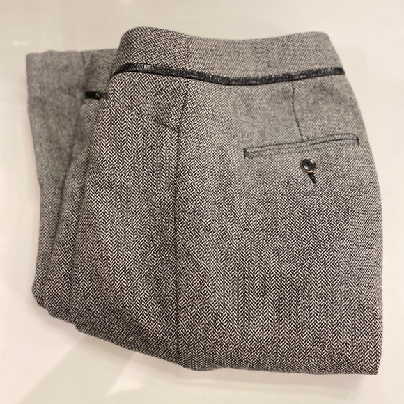 Express Editor pants, black & white tweed. Size 0. - Picture 5 of 5